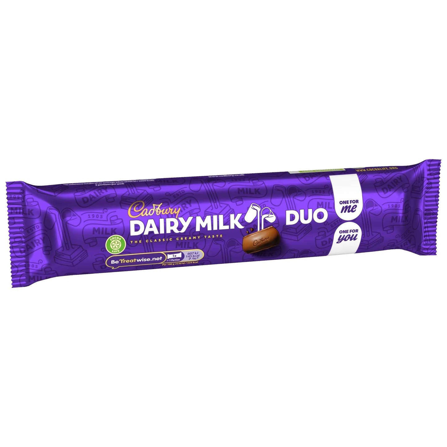 Dairy Milk Chocolate Duo Bar 54.4g by Cadbury