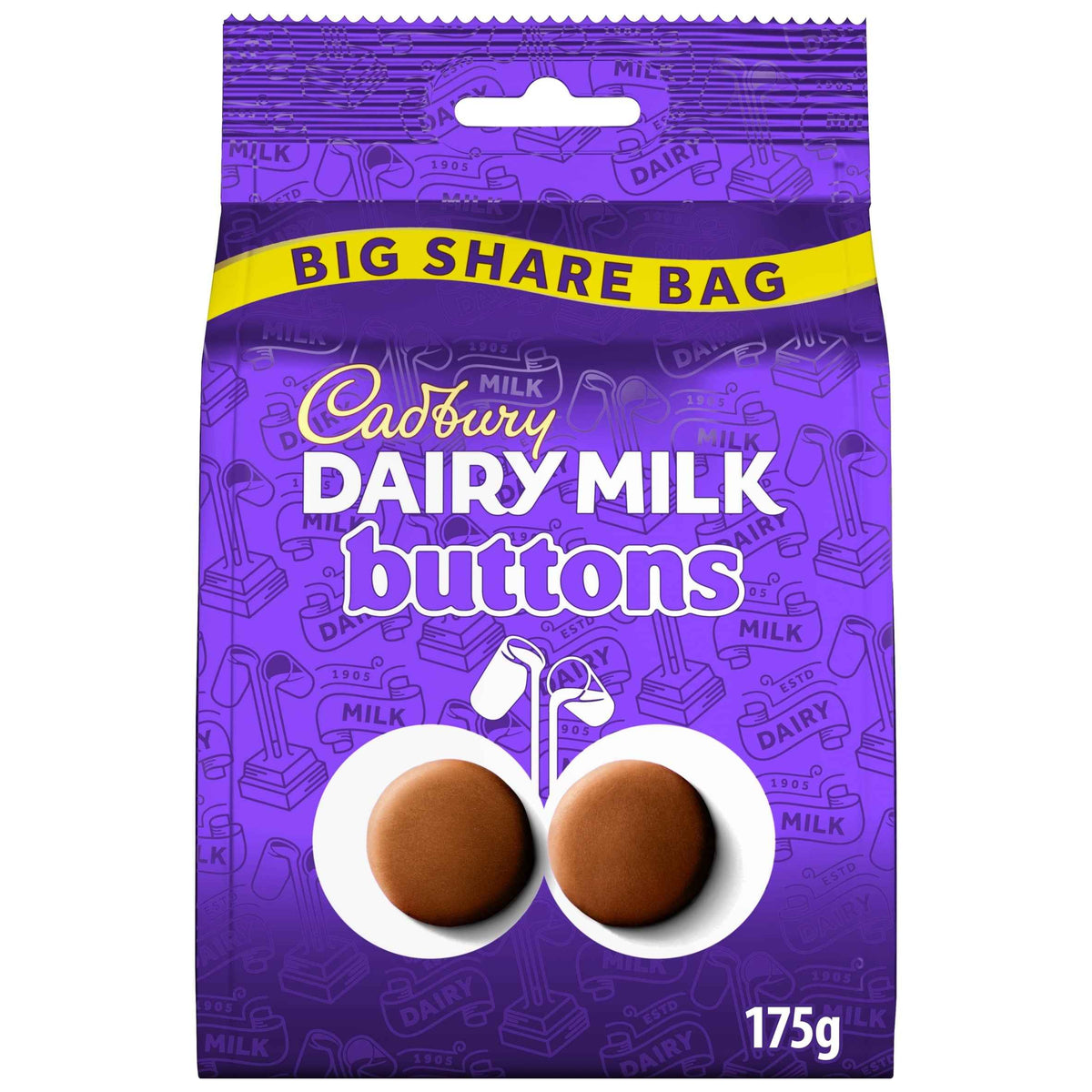 Dairy Milk Giant Buttons 175g by Cadbury