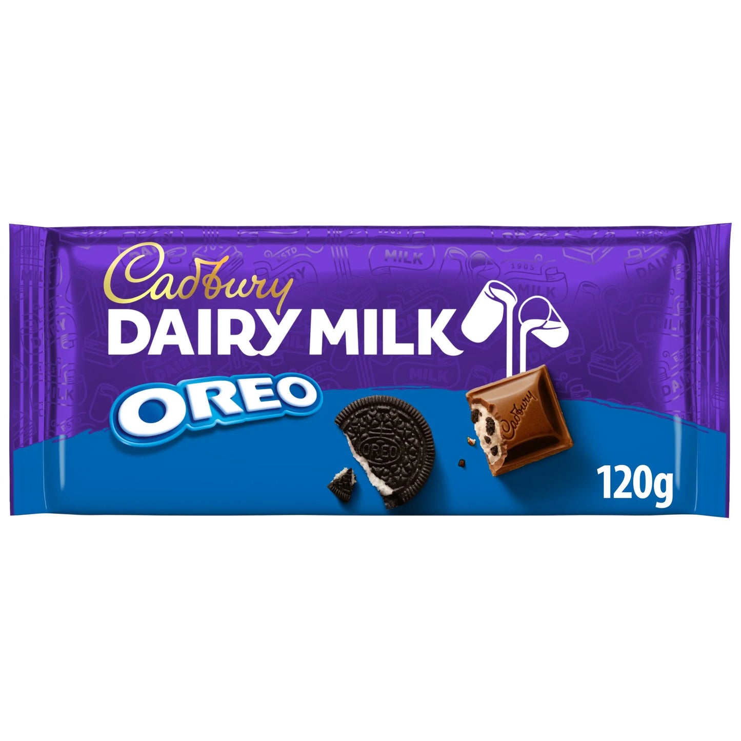 Dairy Milk Oreo Chocolate Bar 120g by Cadbury