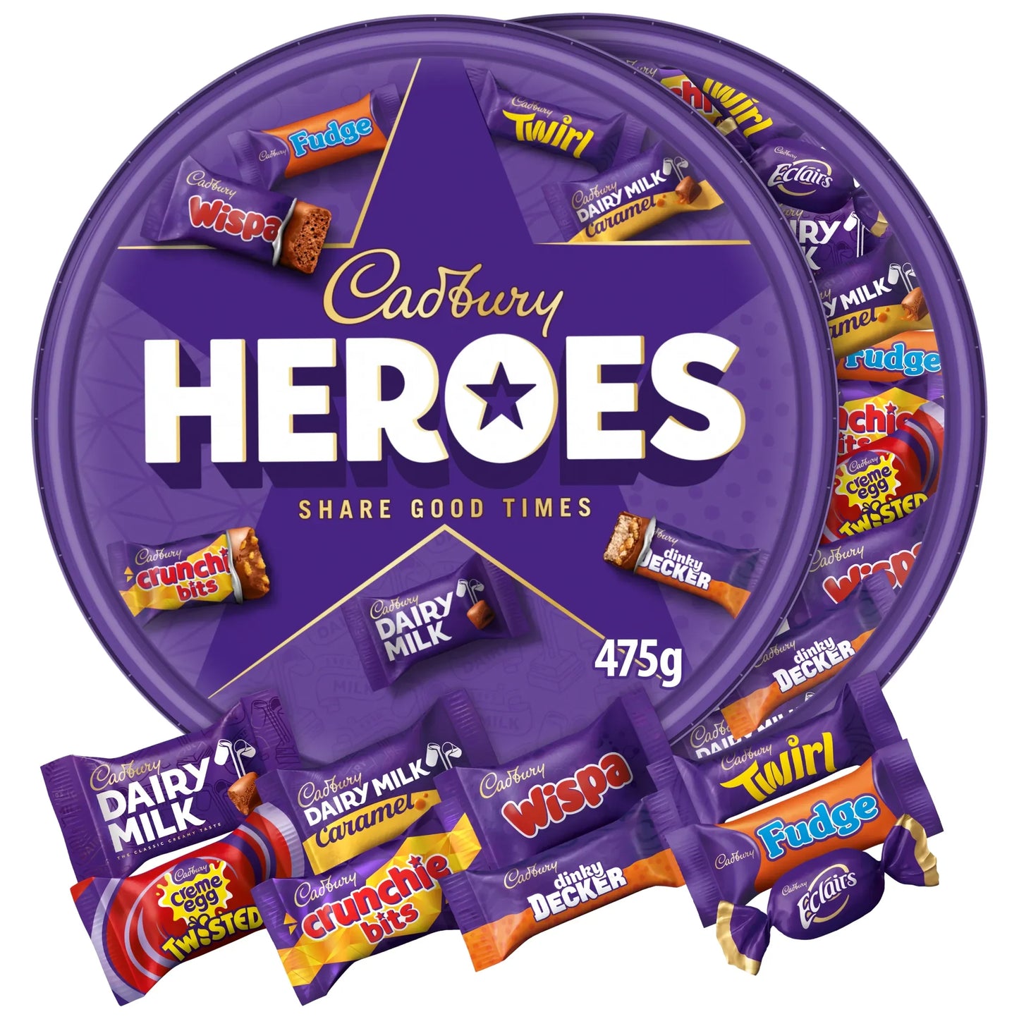 Heroes Tub 475g by Cadbury