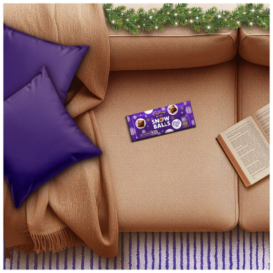 Mini Snowballs Chocolate Bar 110g by Cadbury