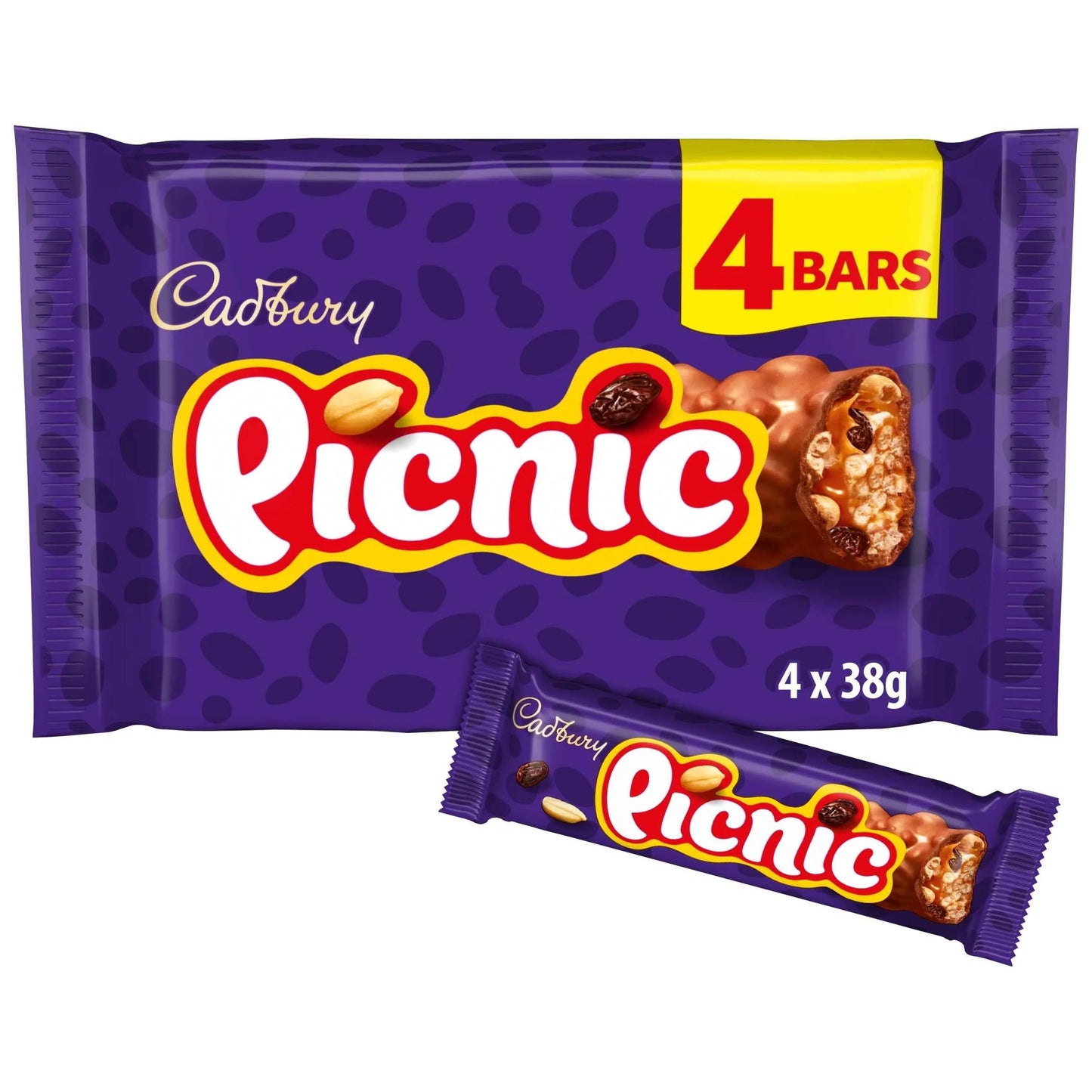 Picnic Chocolate Bar 4 Pack Multipack by Cadbury