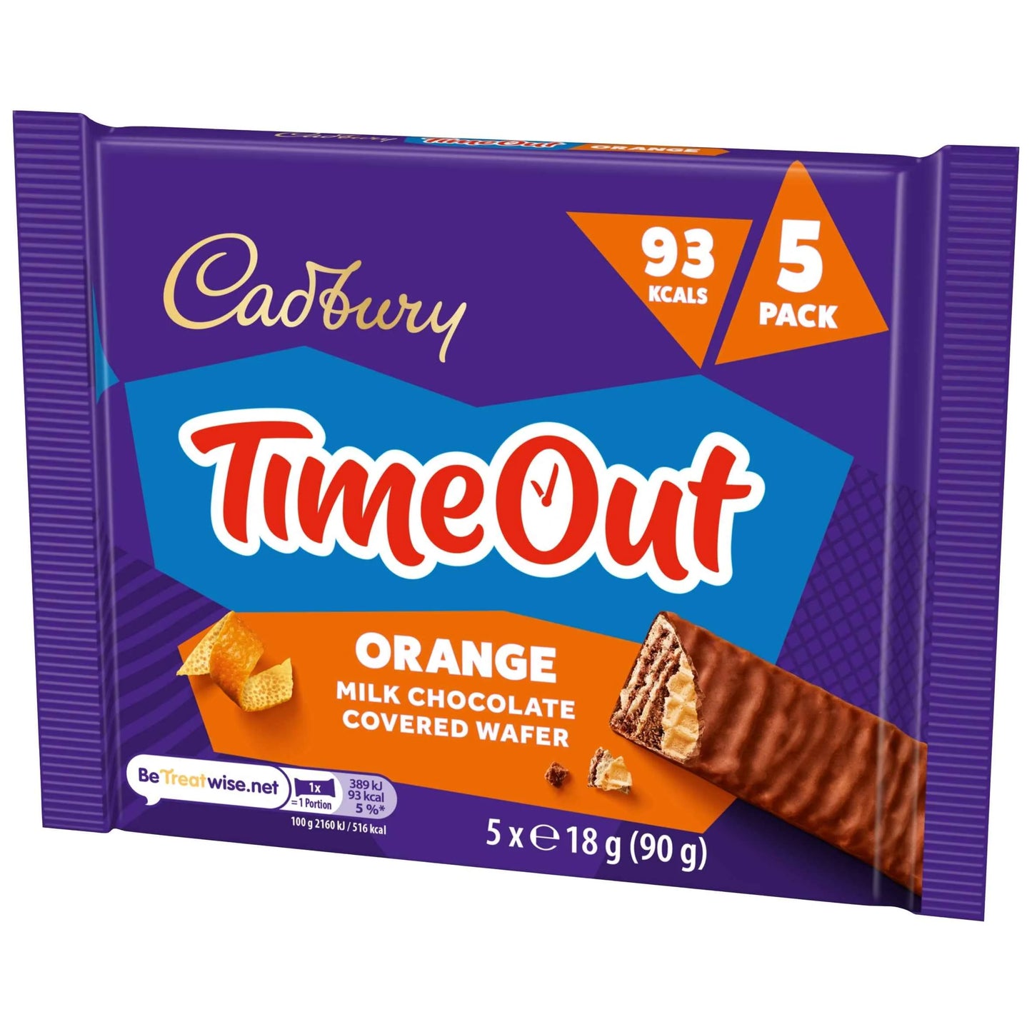 Time Out Orange Milk Chocolate by Cadbury