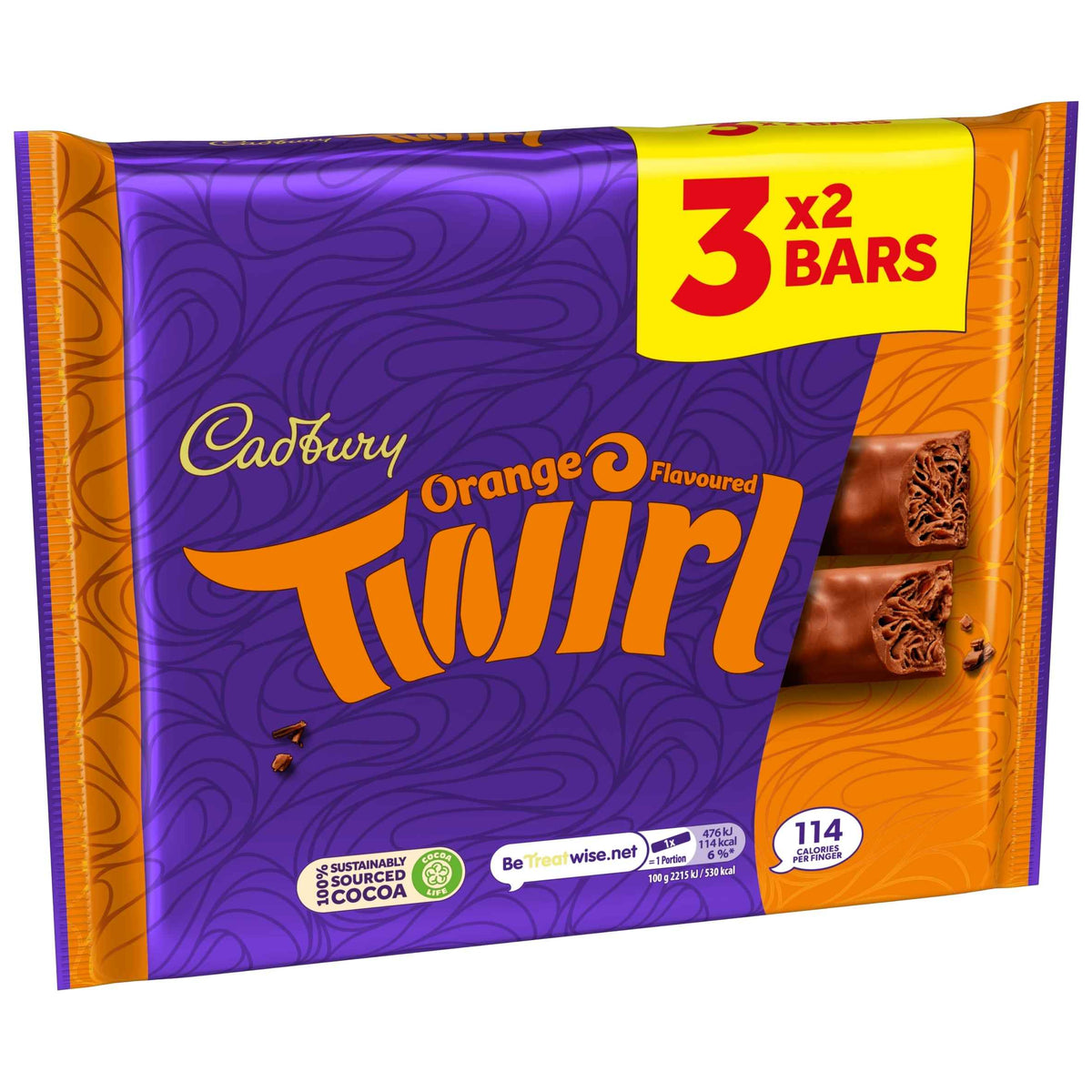 Twirl Orange Chocolate Bar 3 Pack by Cadbury