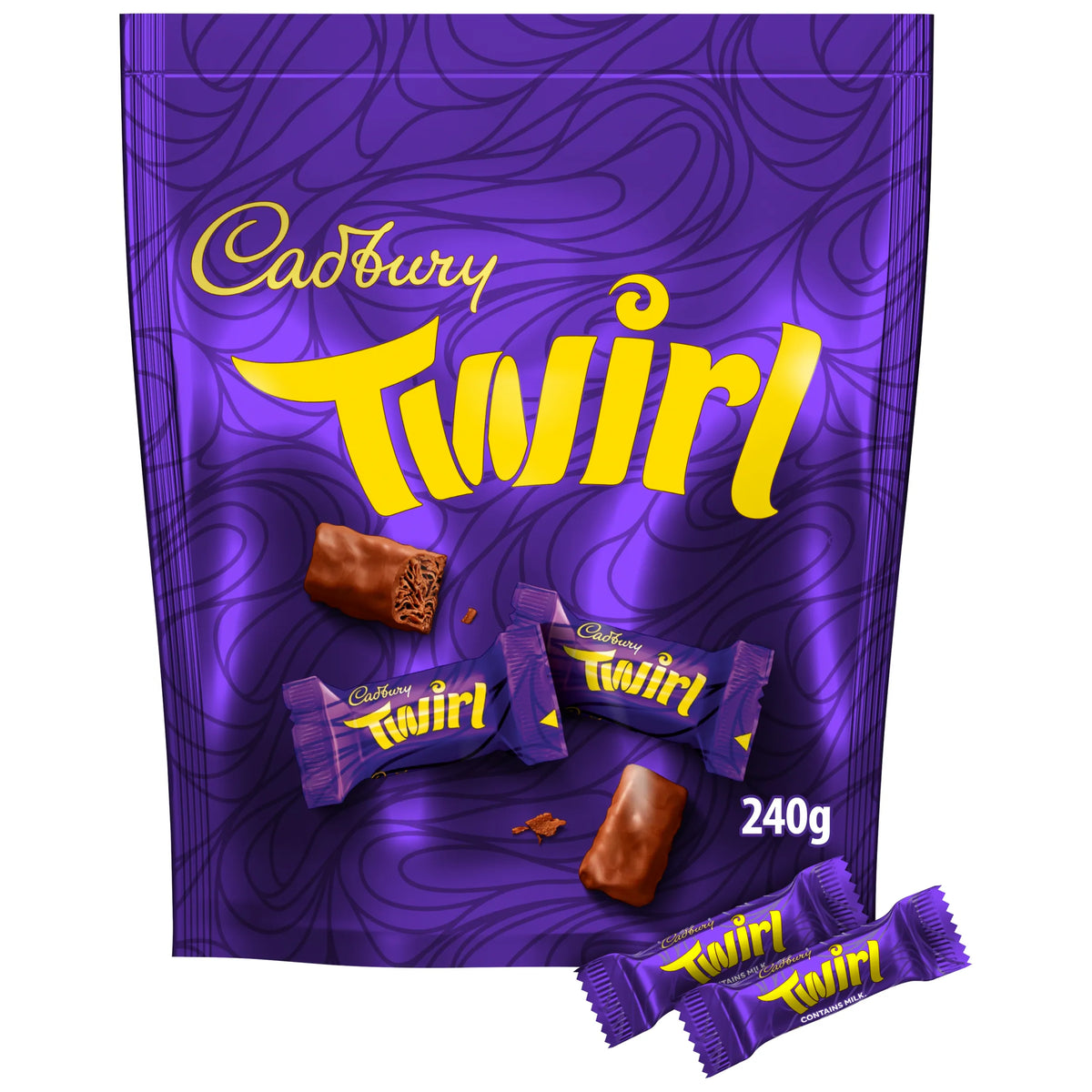 Twirl Pouch 240g by Cadbury at The British Vault