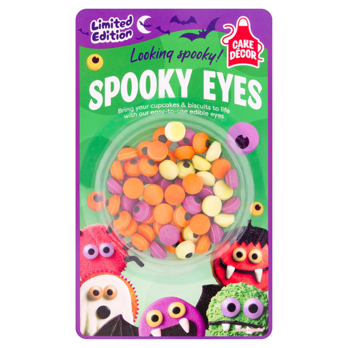 Spooky Eyes Coloured 25g by CAKE DECOR at The British Vault