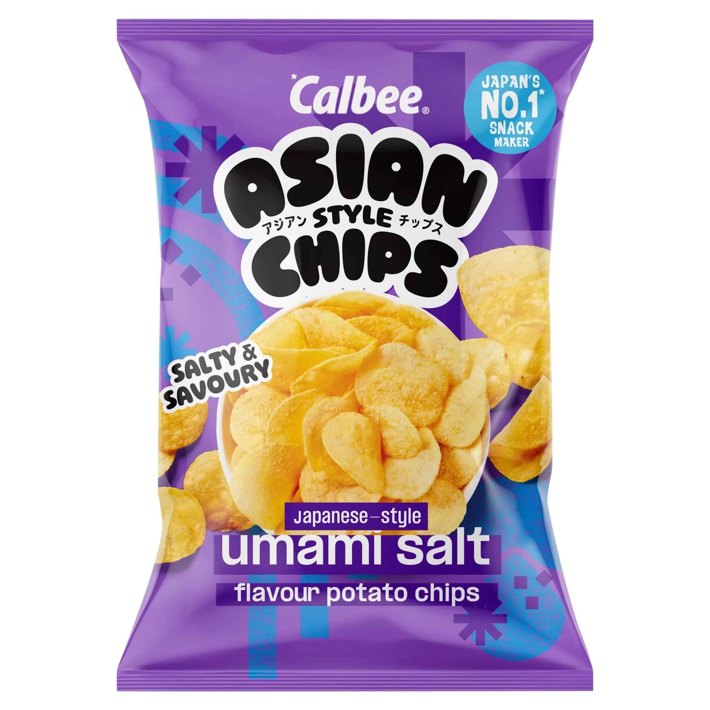 Asian Style Chips Umami Salt Flavour by CALBEE