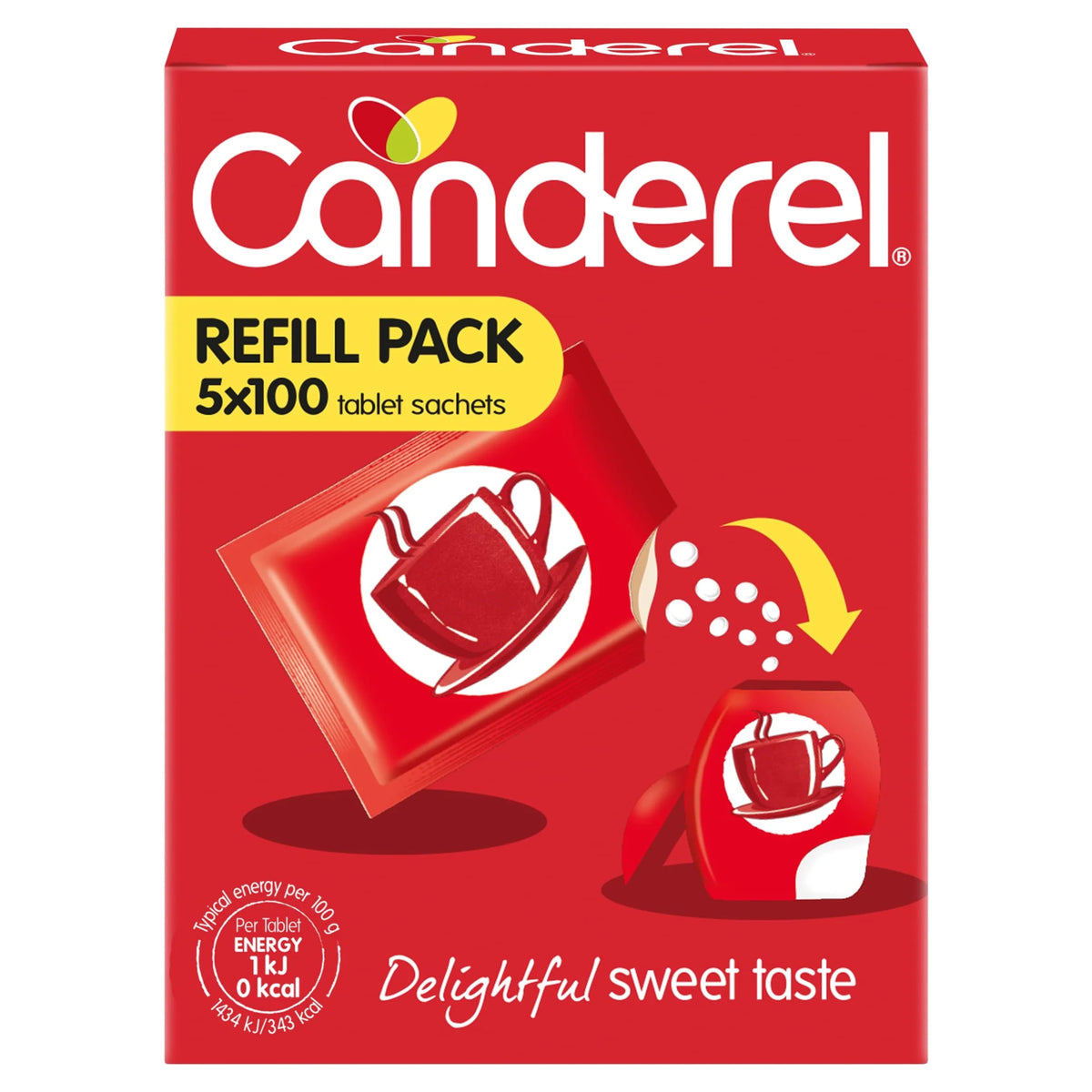 Refill Sachets 500pk 42.5g by CANDEREL