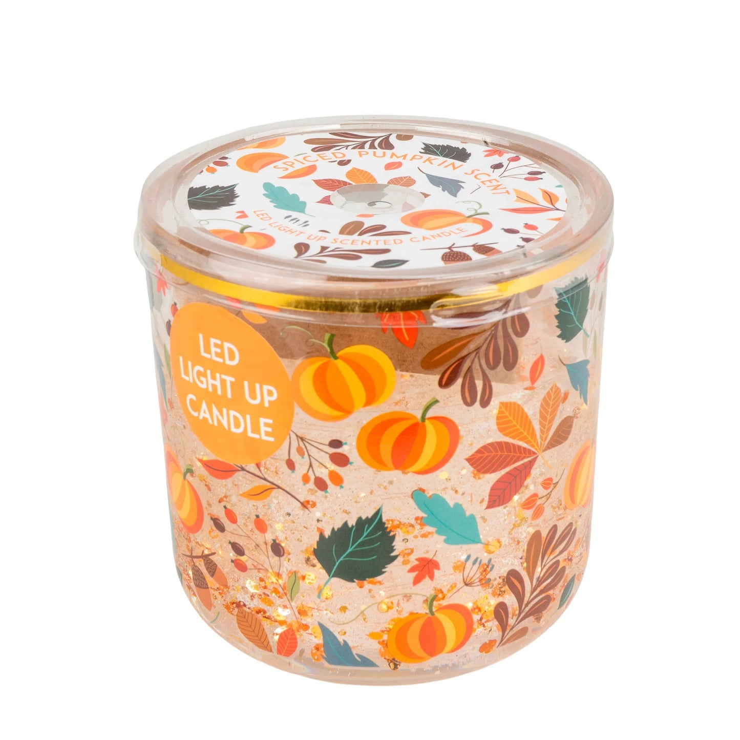 Autumn Spiced Pumpkin Light Up by Candlelight