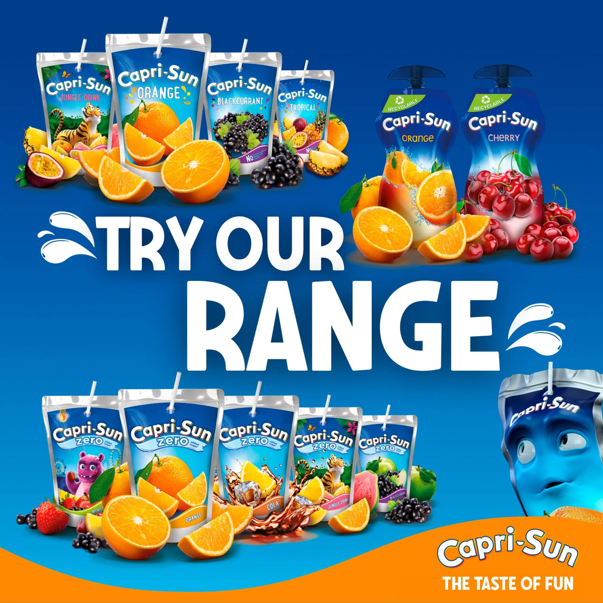 Double Strength Orange Squash 1l by Capri-Sun