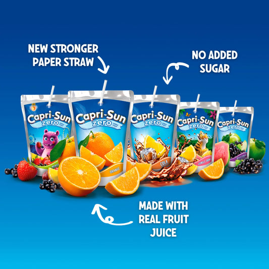 Zero Orange 4 X 200ml Kids' Juice Drink by Capri-Sun