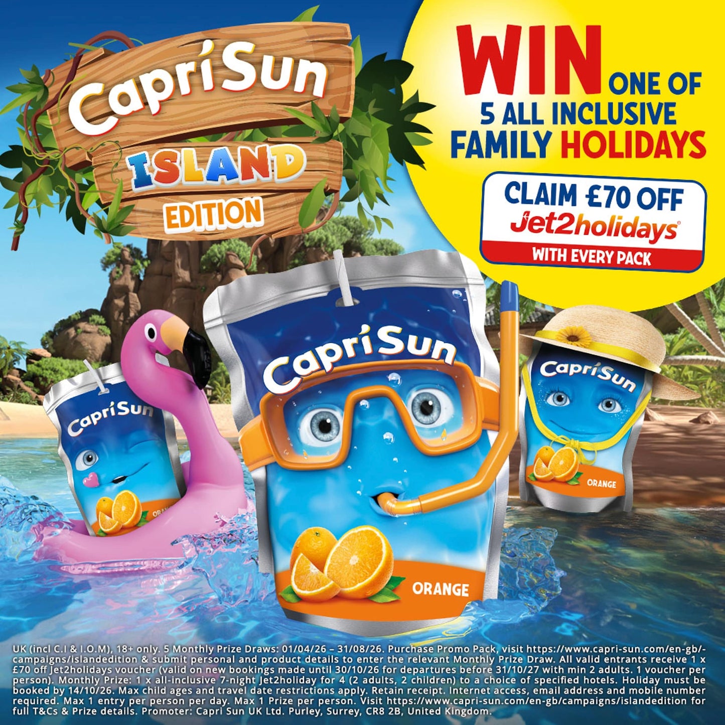 Zero Orange 4 X 200ml Kids' Juice Drink by Capri-Sun