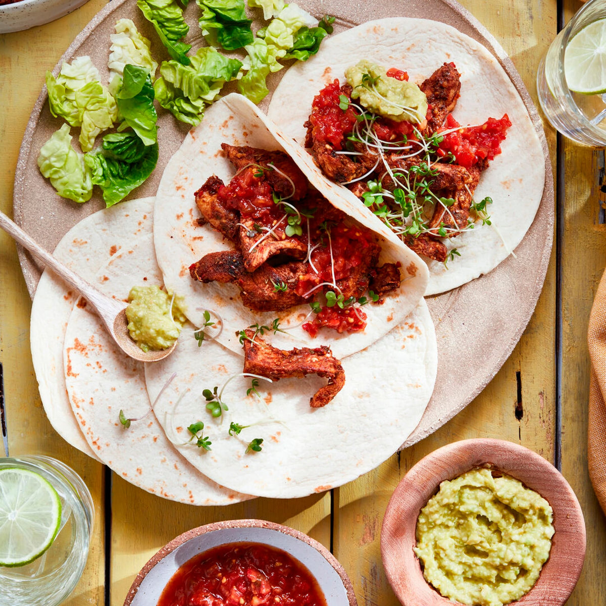Mini Tortillas Wheat Flour Wraps by Capsicana