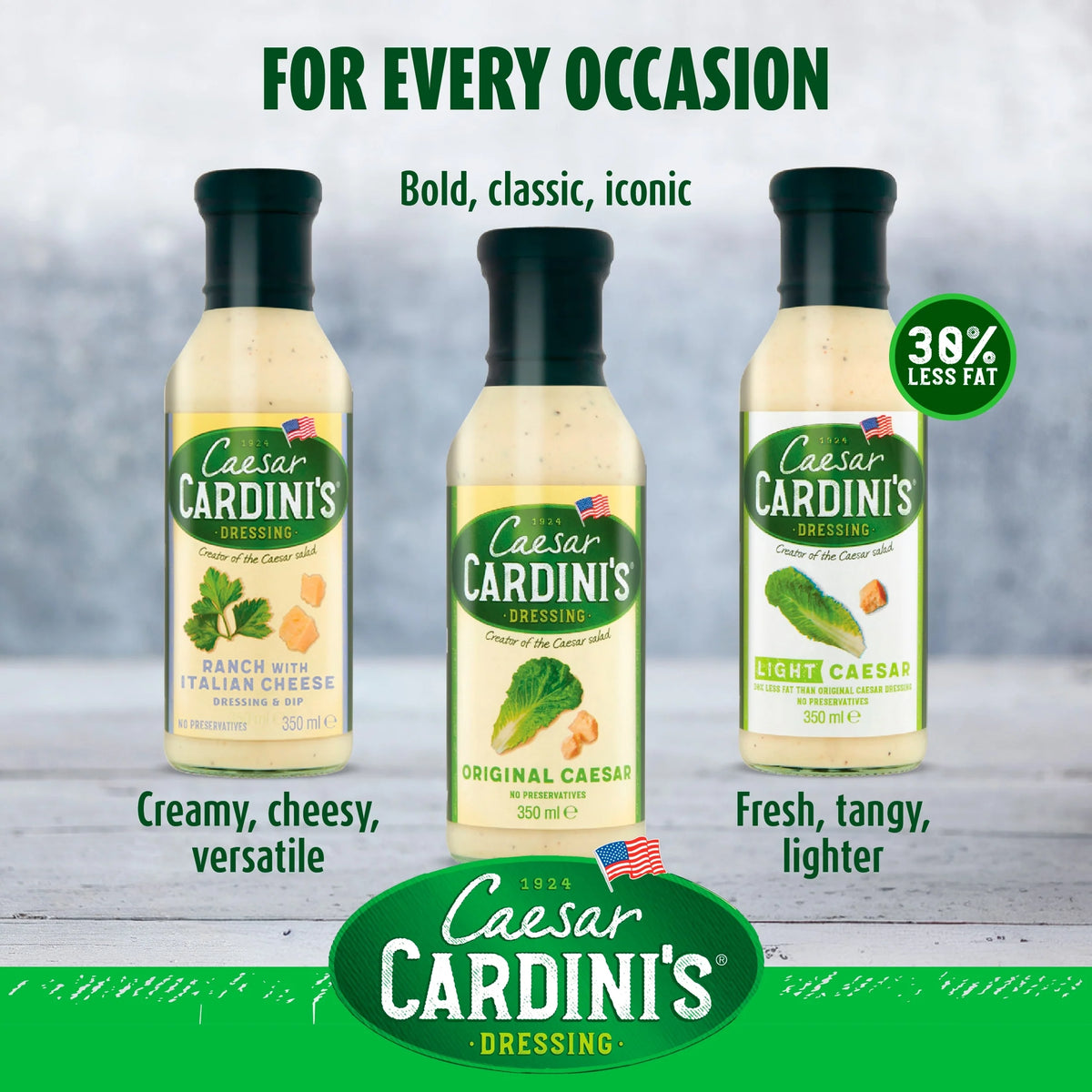's Original Caesar Salad Dressing 350ml by CARDINI