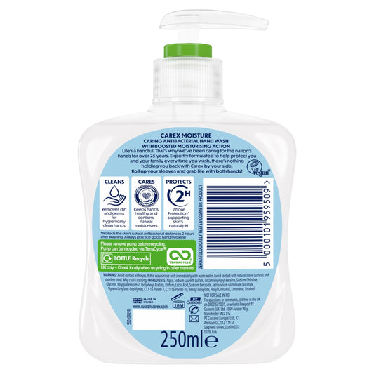 Handwash Moisture Plus 250ml by CAREX
