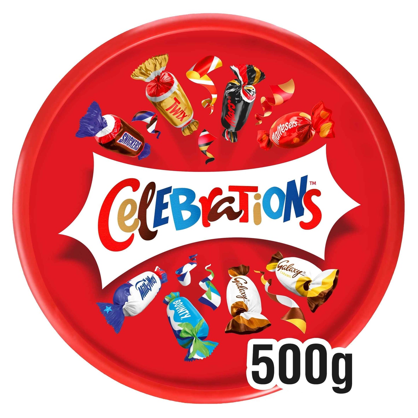 Milk Chocolates Tub 500g by CELEBRATIONS