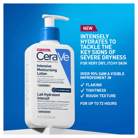 Intensive Moisturising Lotion With 5% Hydro-urea For Very by CeraVe