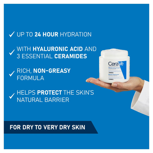 Moisturising Cream Pot With Hyaluronic by CeraVe