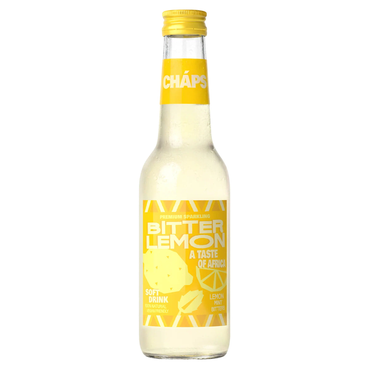 Premium Bitter Lemon Mint Soft Drink by CHÁPS at The British Vault