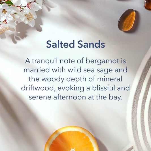Salted Sands Medium Candle 227g by CHESAPEAKE BAY at The British Vault