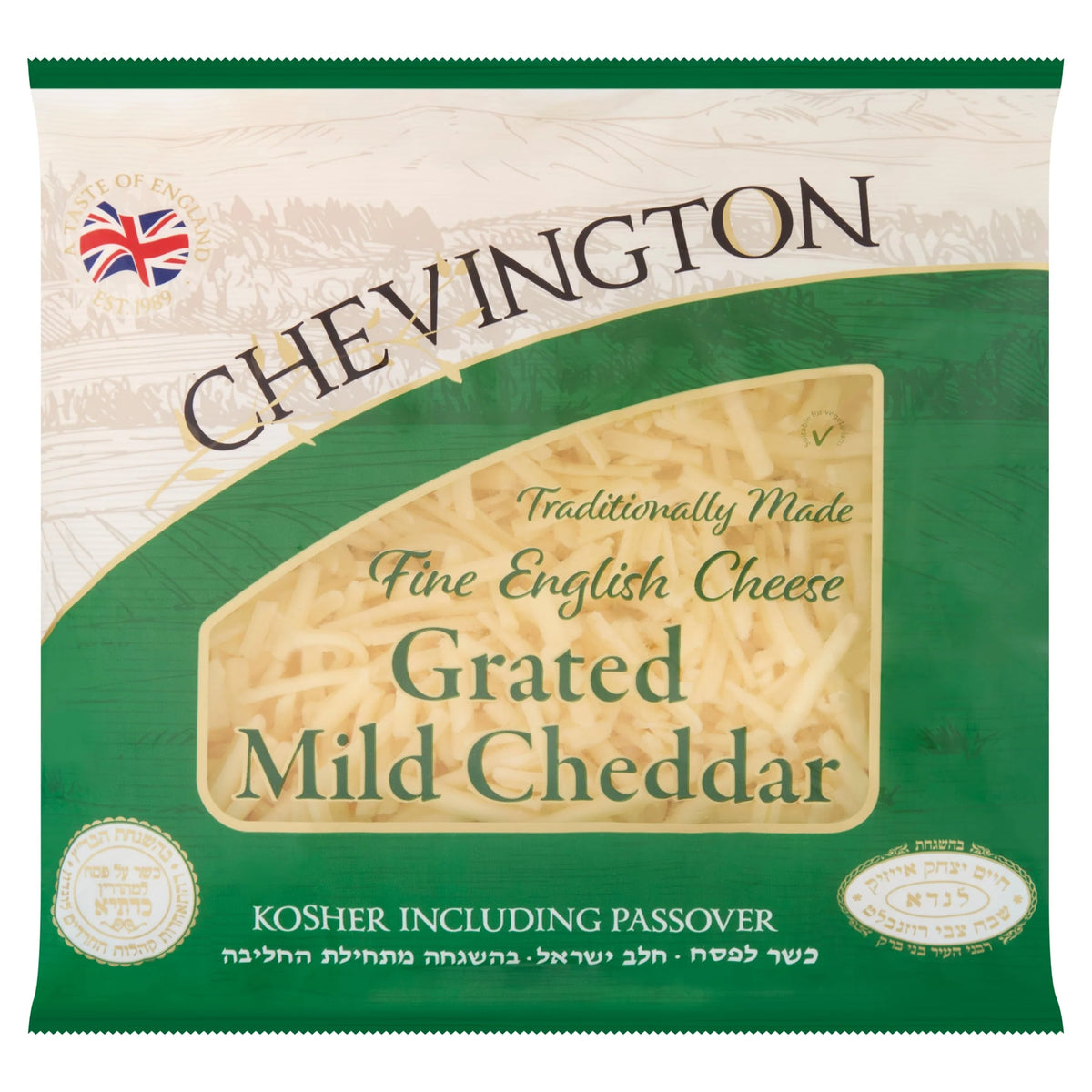 Grated Mild Cheddar Cheese 400g by CHEVINGTON