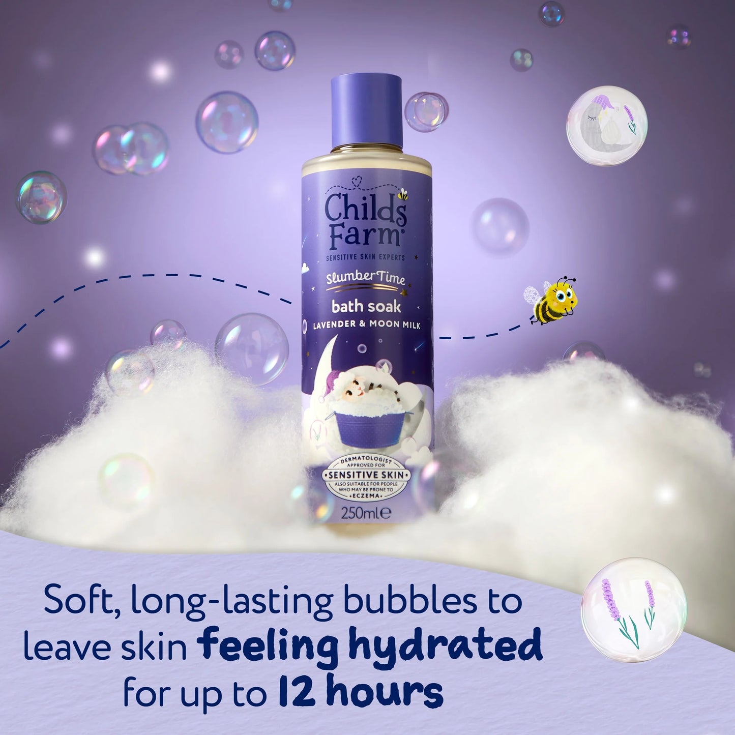 Slumbertime Bath Soak Lavender & by CHILDS FARM