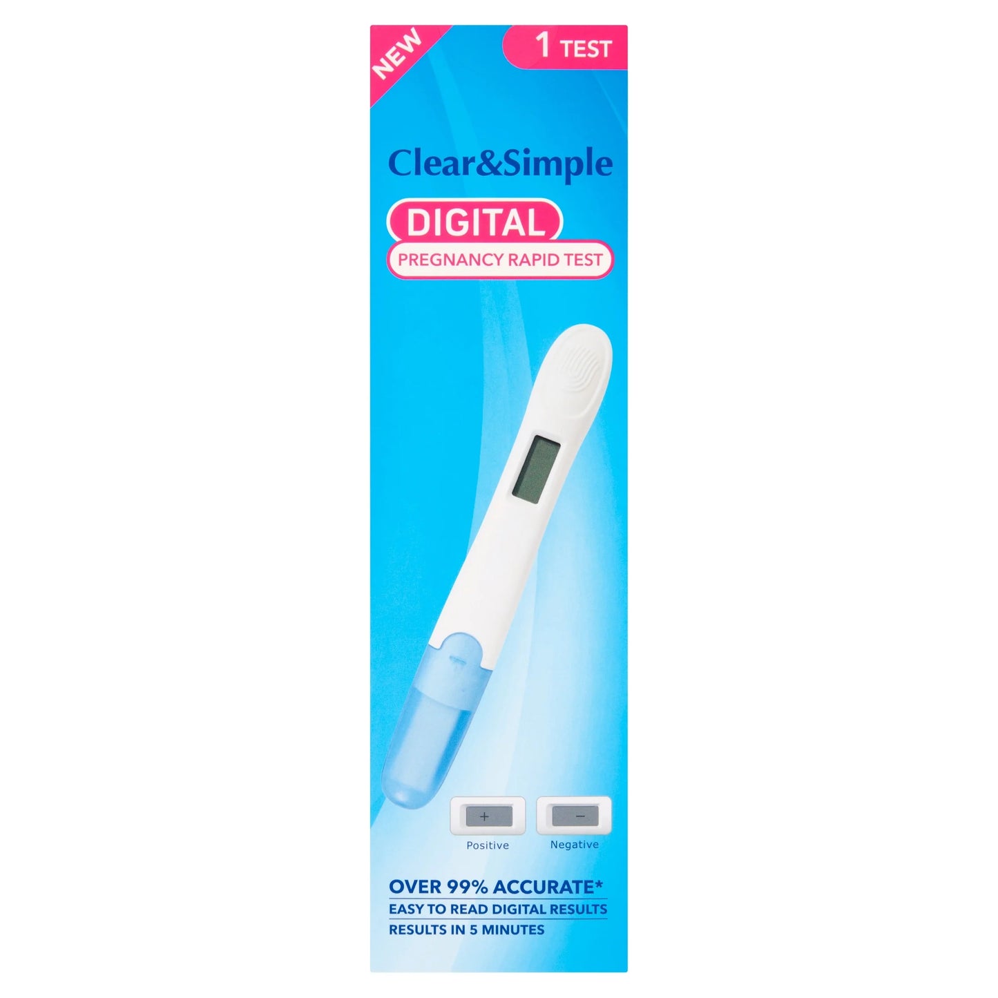 Clear & Simple Digital Pregnancy Rapid Test by CLEAR&SIMPLE