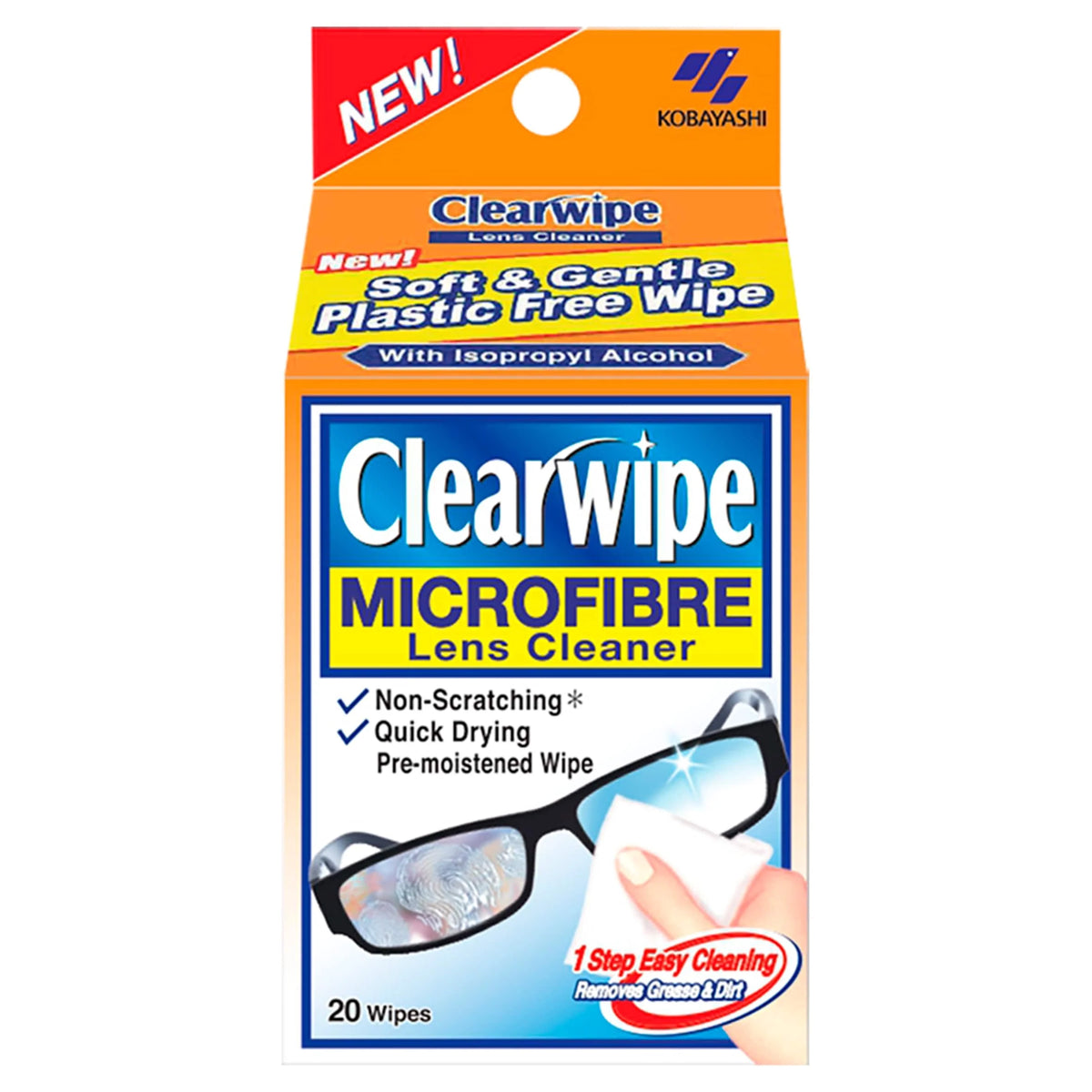 Clearwipe Lens Cleaner Microfibre Wipes Pack by CLEARWIPES