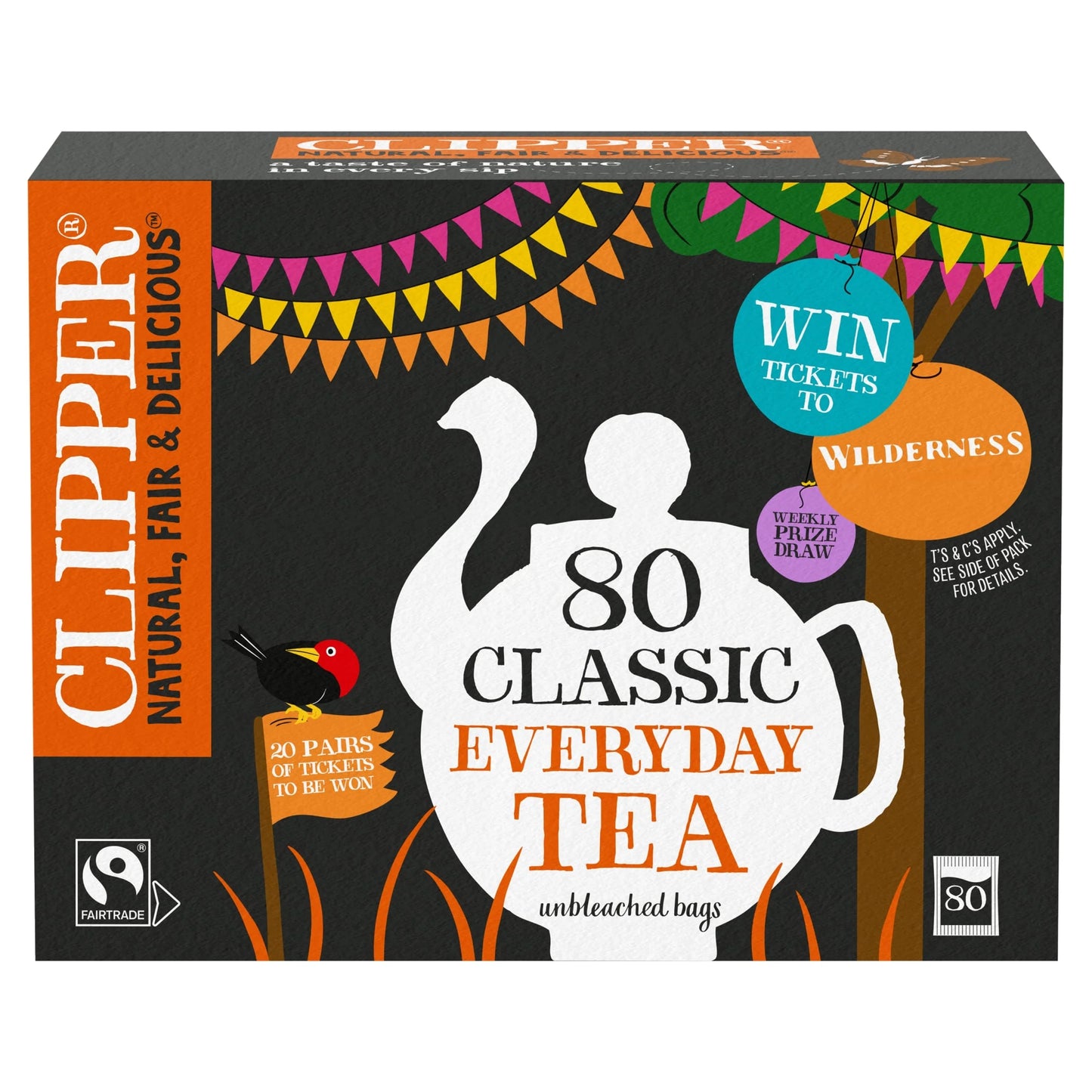 Clipper Classic Everyday Tea Bags 80pk 232g by CLIPPER TEAS