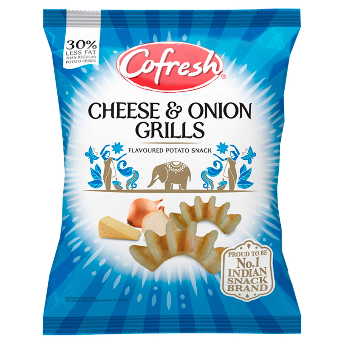 Cheese & Onion Flavour Potato Grills by COFRESH