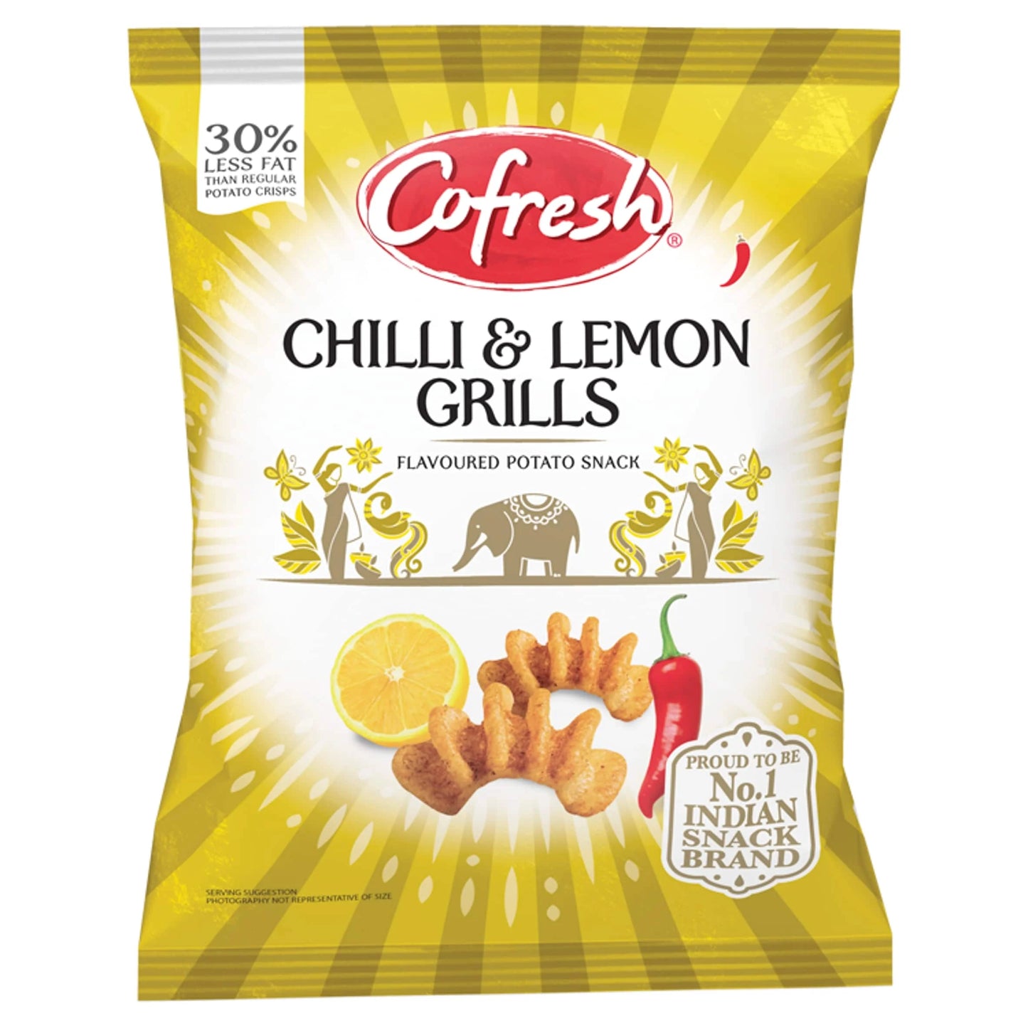 Chilli & Lemon Flavour Potato Grills by COFRESH
