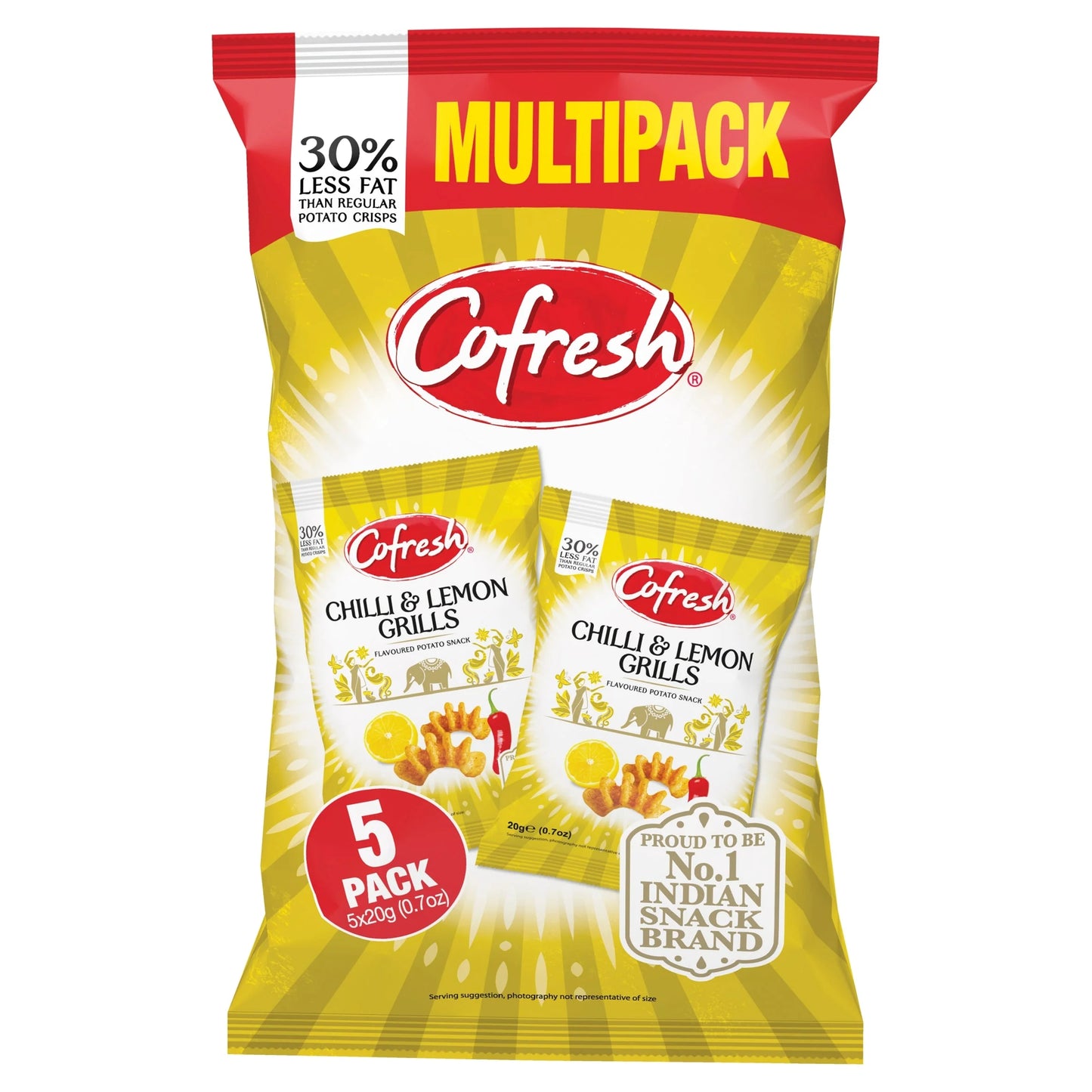 Chilli & Lemon Grills Multipack 5x20g by COFRESH