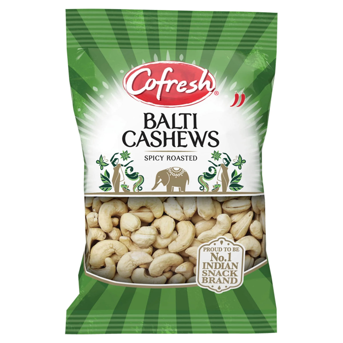 Spicy Roasted Balti Cashews 150g by COFRESH