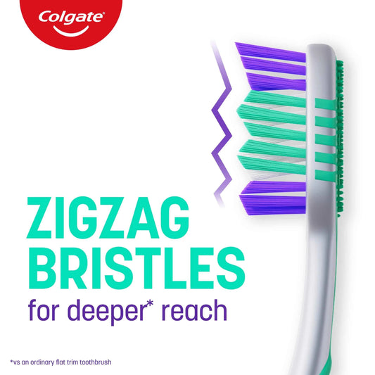 Zig Zag Firm Toothbrush by Colgate