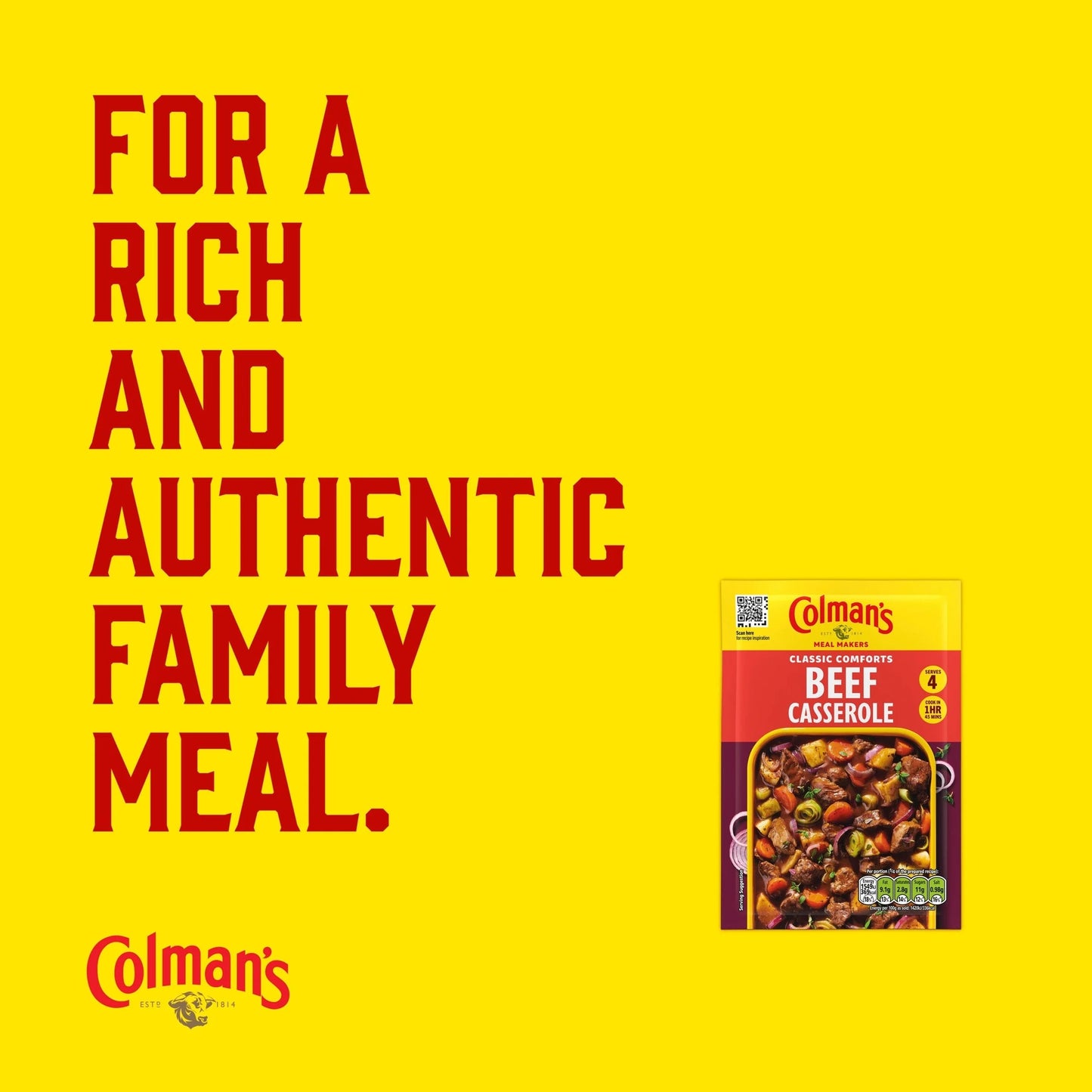Colman's Beef Casserole Recipe Mix 40g by COLMANS