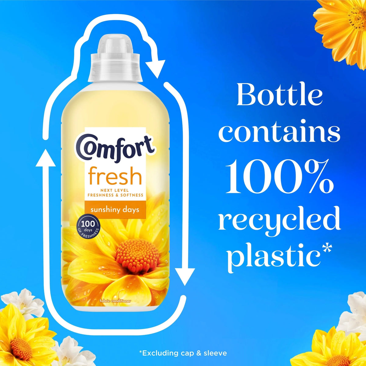 Fresh Fabric Conditioner Sunshiny Days 31 Washes 930ml by COMFORT