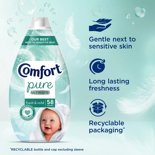 Ultimate Pure Fresh & Mild Fabric Ultra-concentrated Fabric by COMFORT