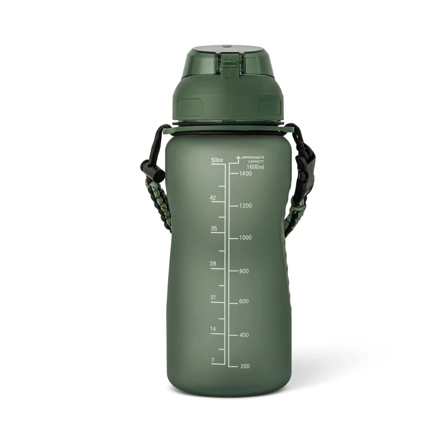 Green Combat Water Bottle 1.5l by CORE KITCHEN