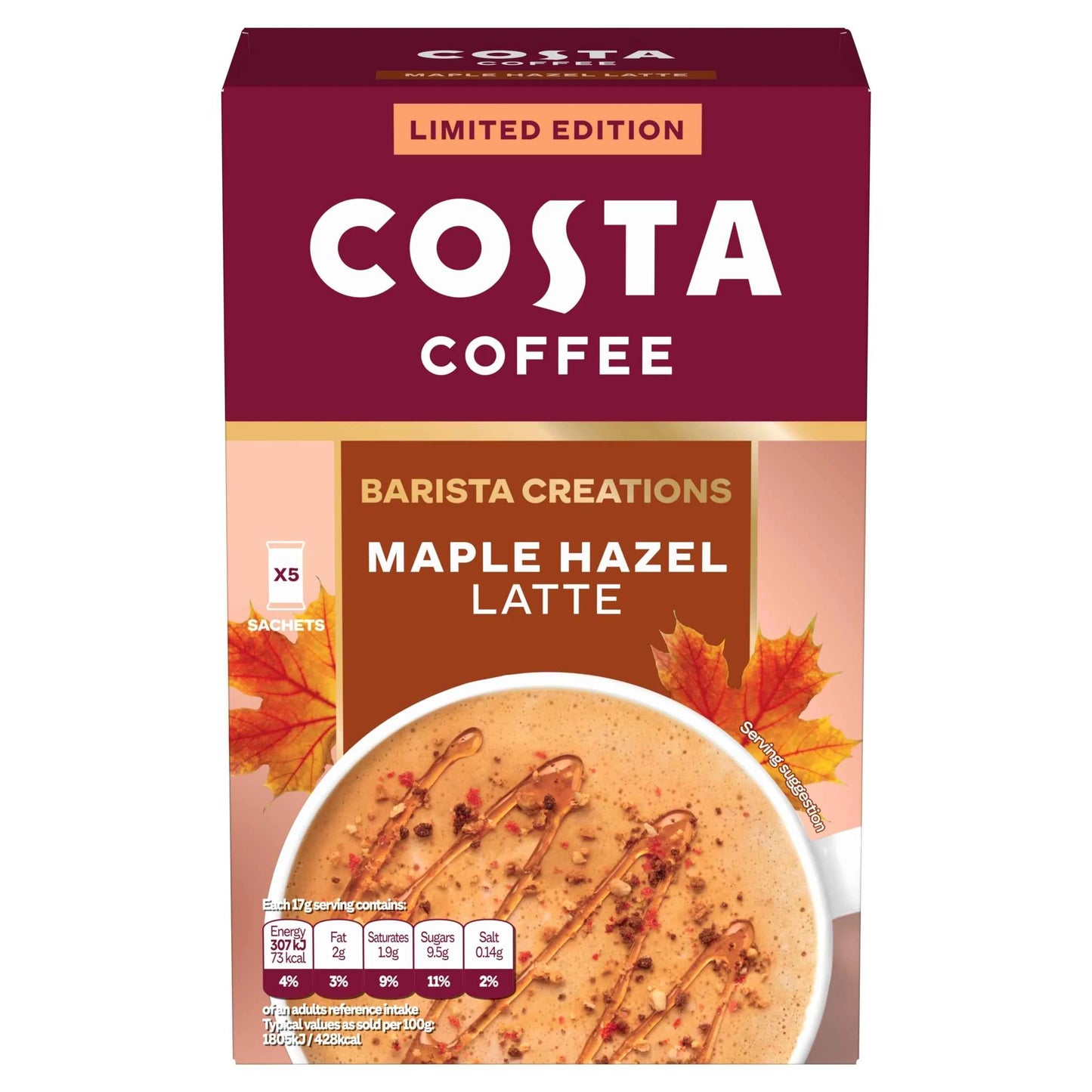 Coffee Maple Hazel Latte 85g by COSTA