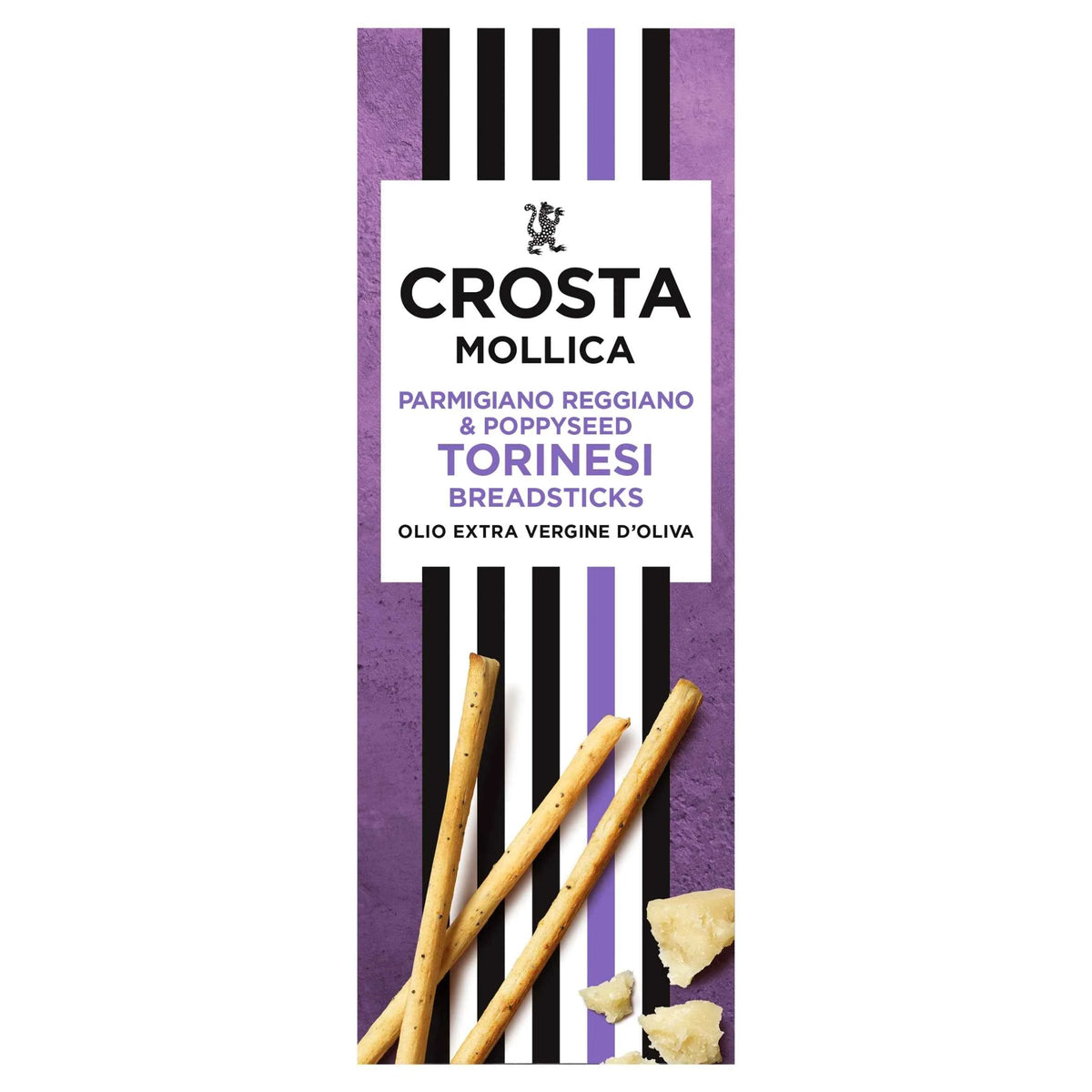 Parmesan & Poppyseed Torinesi 120g by CROSTA & MOLLICA