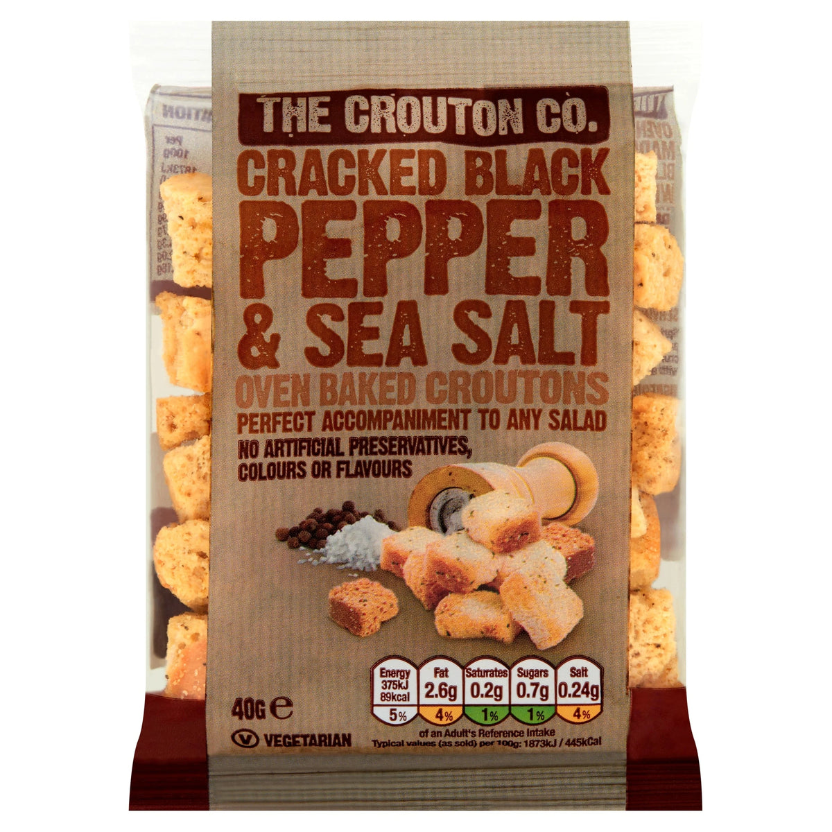 mpany Pepper & Salt Croutons 40g by CROUTON CO