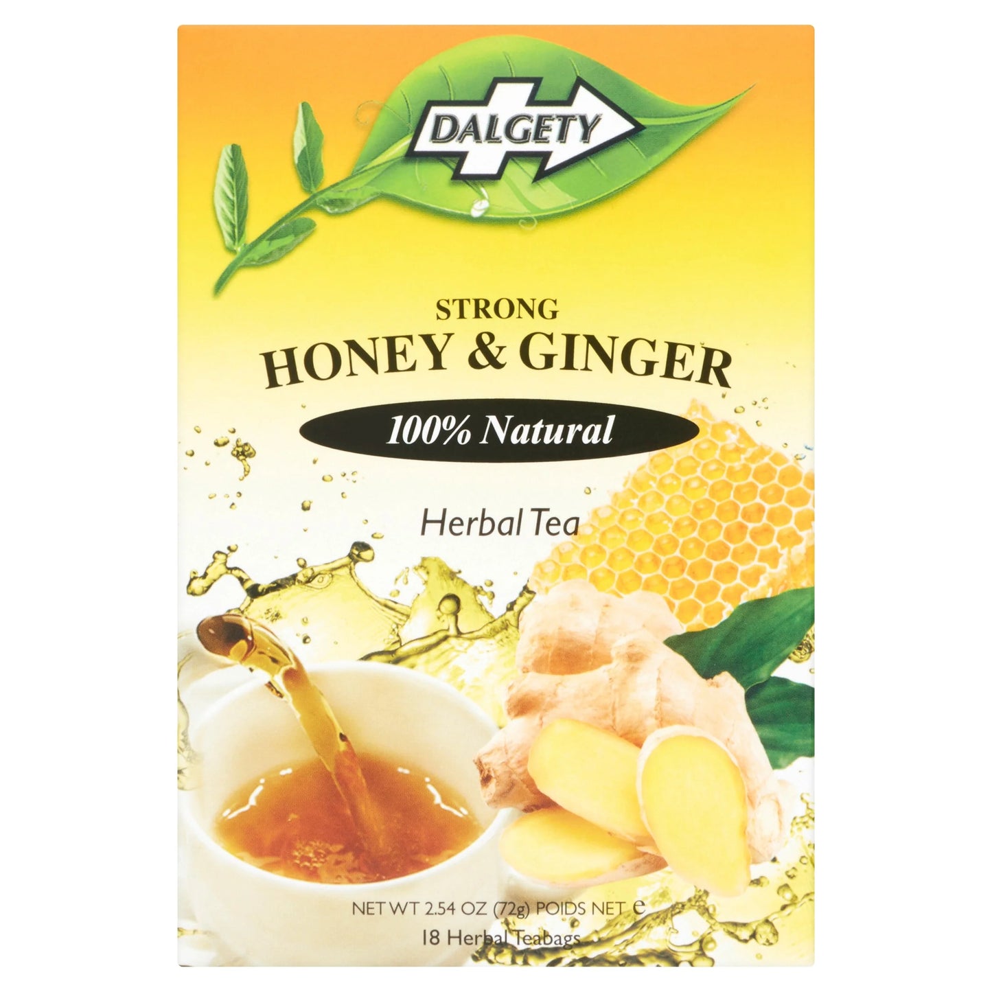Honey & Ginger Tea 72g by DALGETY
