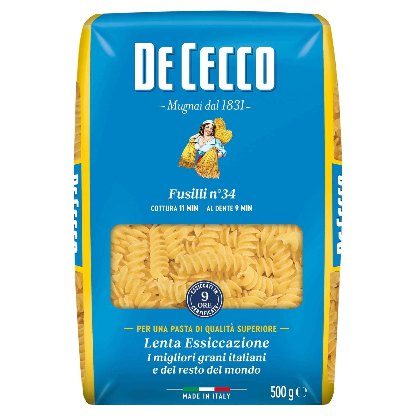 Fusilli 500g by DE CECCO
