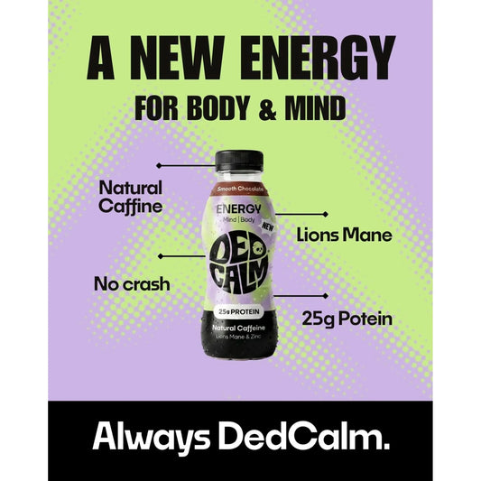 Protein Energy Drink - Chocolate by DEDCALM at The British Vault