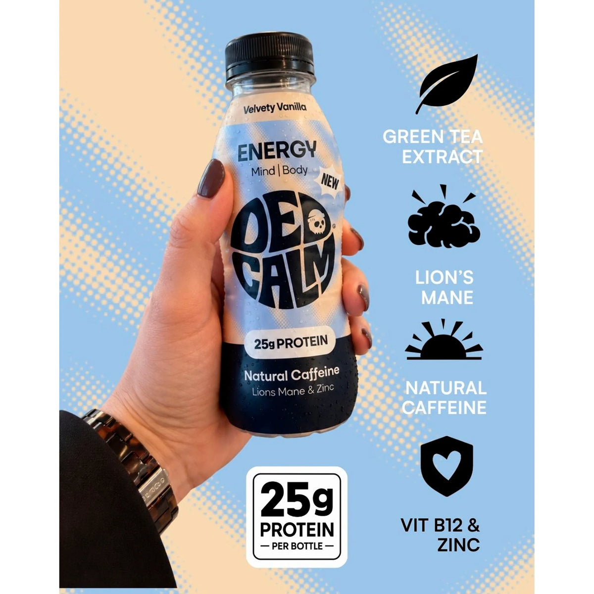 Protein Energy Drink - Vanilla by DEDCALM at The British Vault