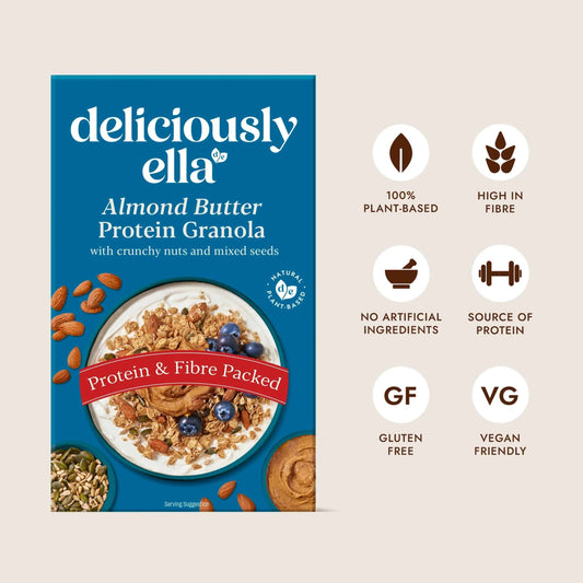 Almond Butter Protein by DELICIOUSLY ELLA