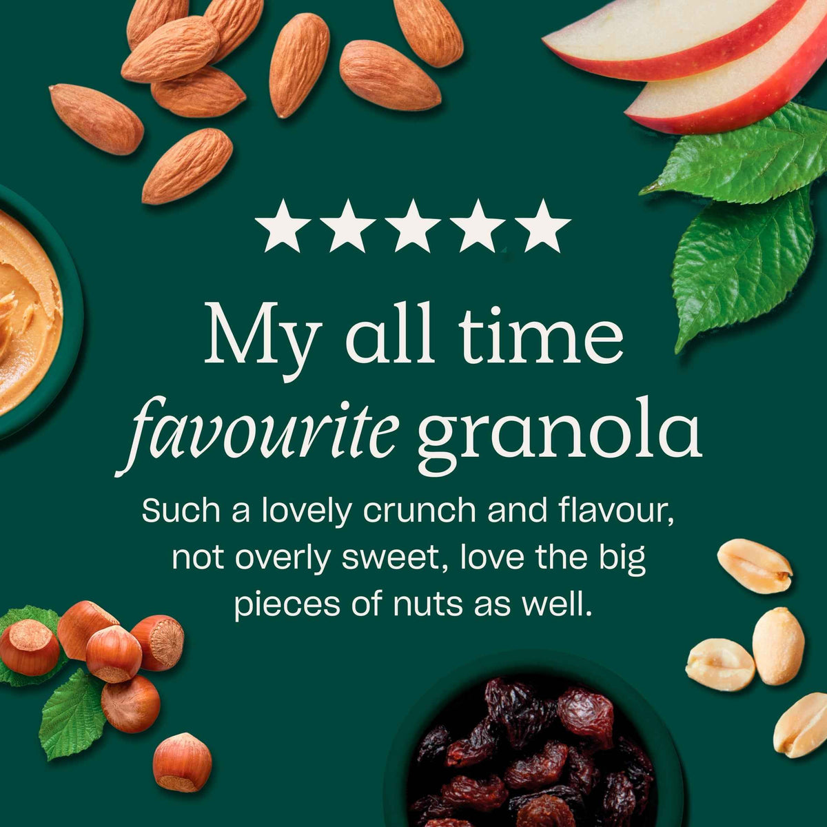 Nutty Granola 380g by DELICIOUSLY ELLA
