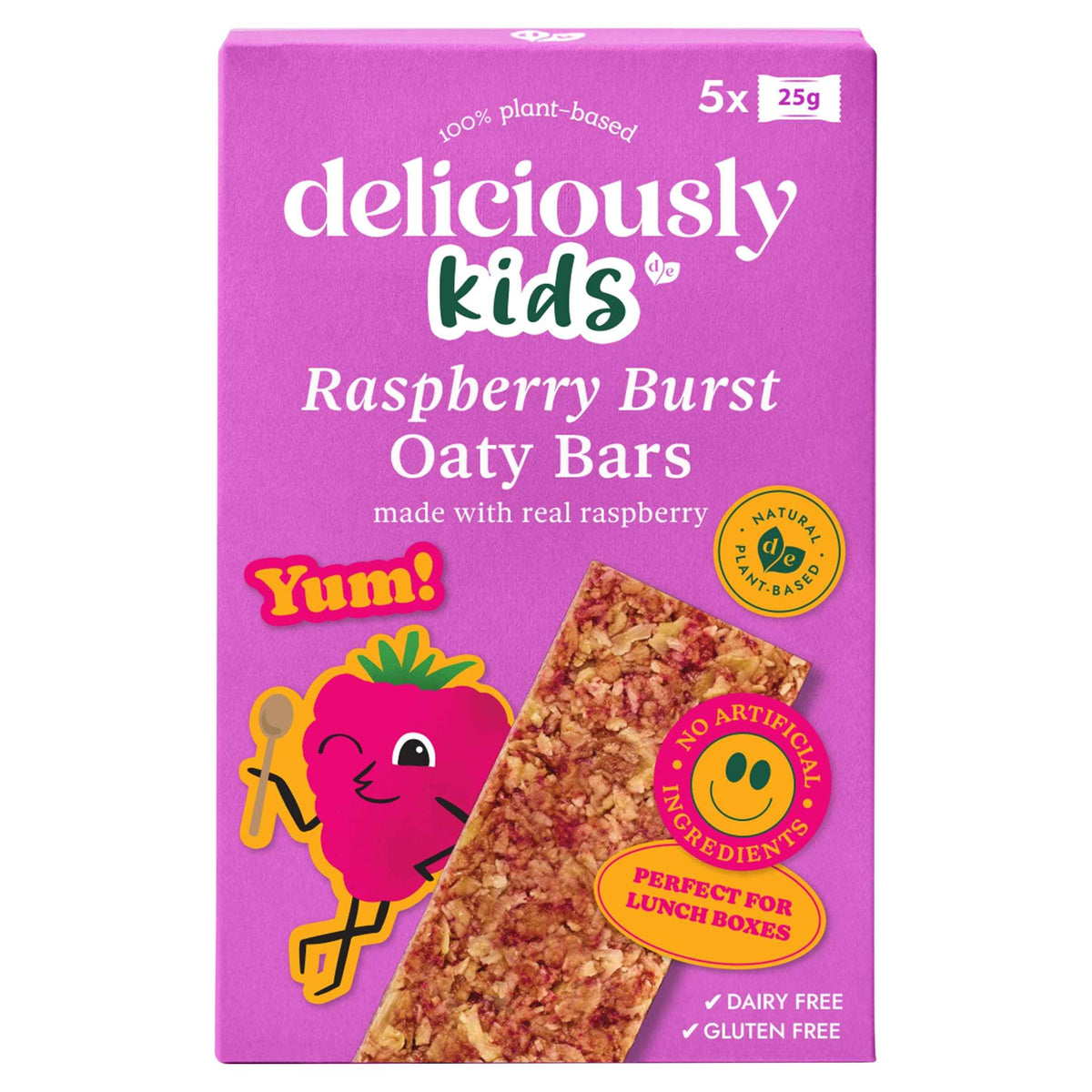 Deliciously Kids Raspberry Burst Oaty Bars 5 by DELICIOUSLY ELLA