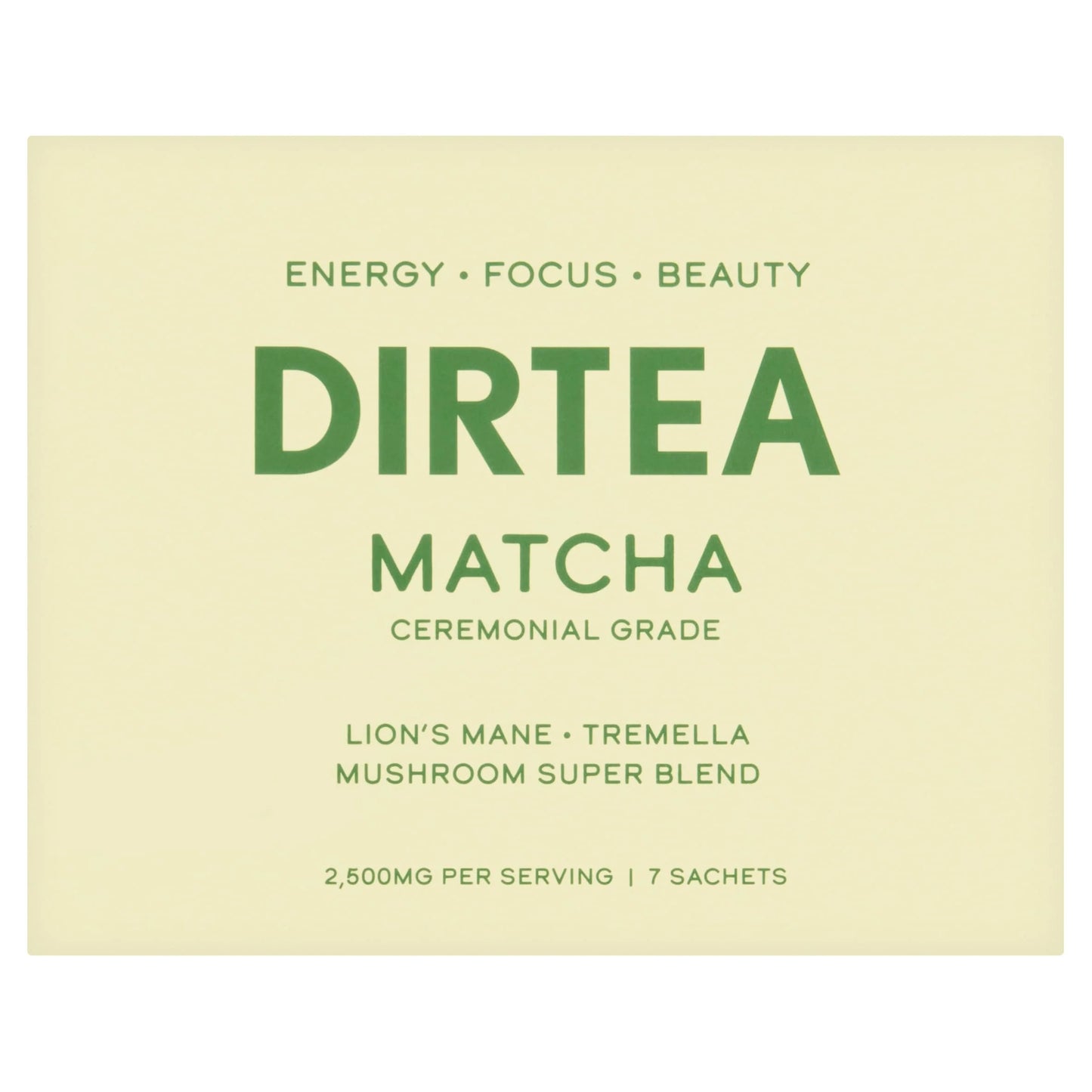 Matcha Mushroom Super Blend 7 Sachets by DIRTEA