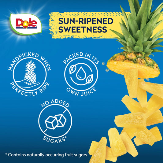 Tropical Gold Pineapple Small Chunks 227g by Dole